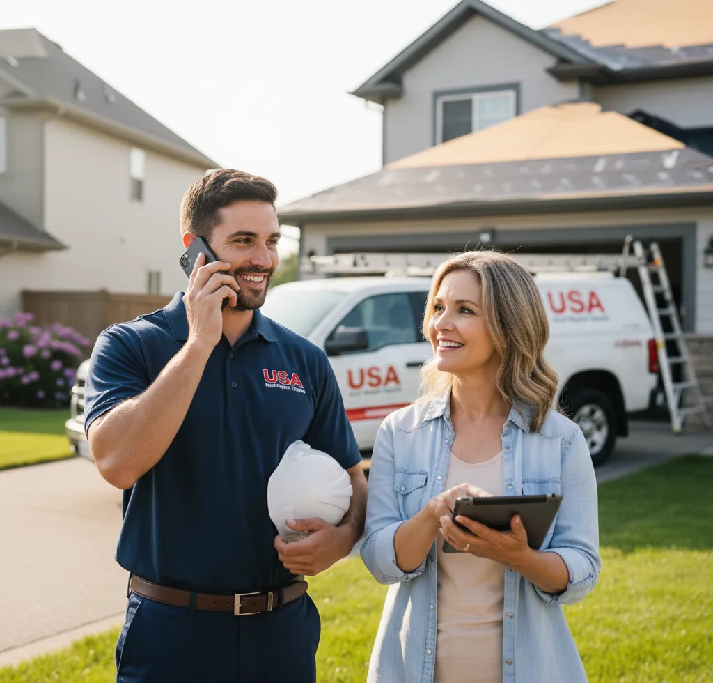 USA Roof Repair Experts customer support in Norris